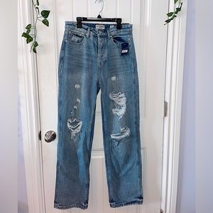 Lucky Brand high rise 90s, medium wash denim